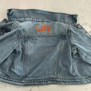 Toddler Gap Jean jacket 3T - Personalized “Lily”